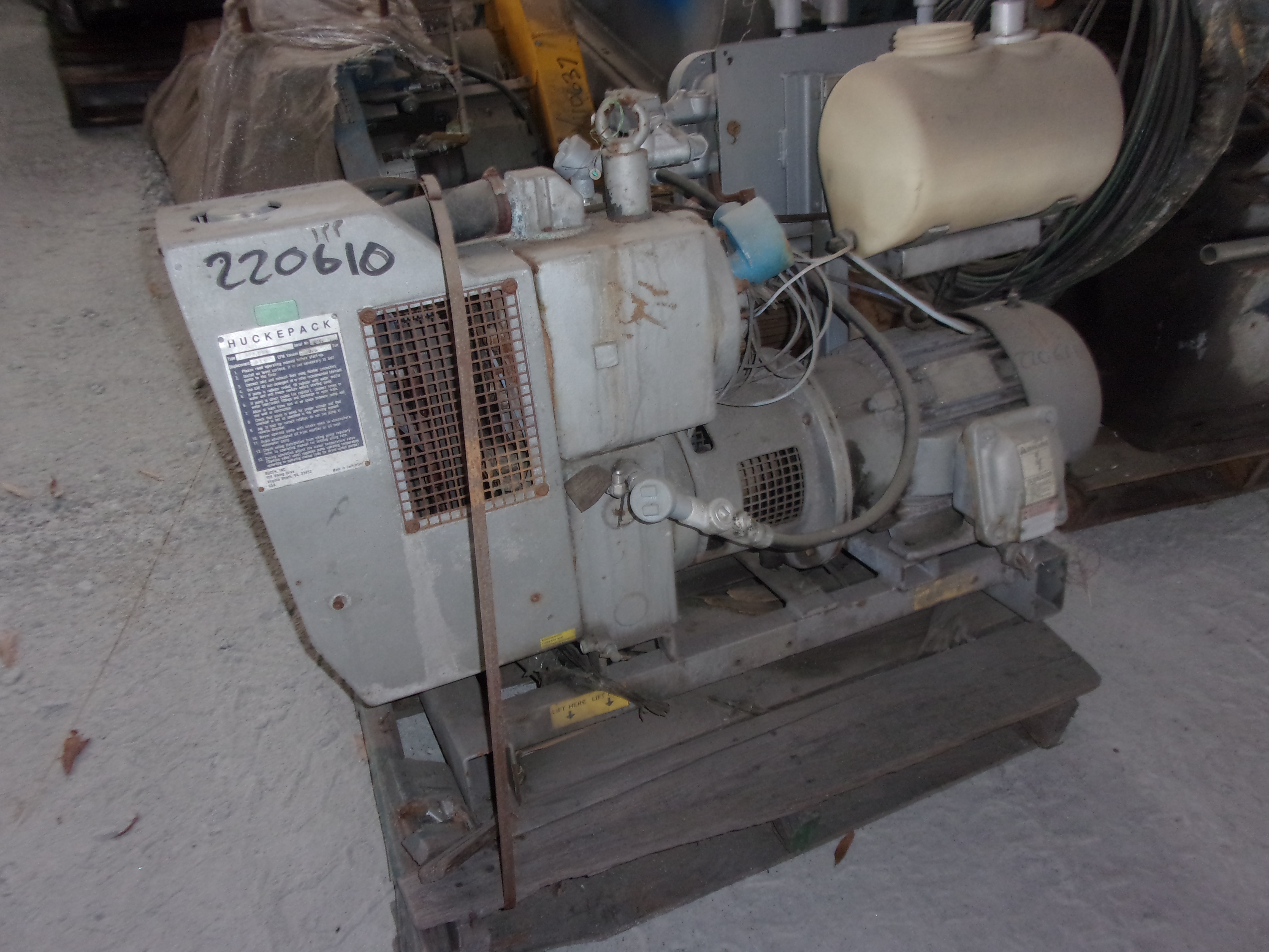 Carbon Steel Huckepack  Pump-Vacuum - IPP# 220610