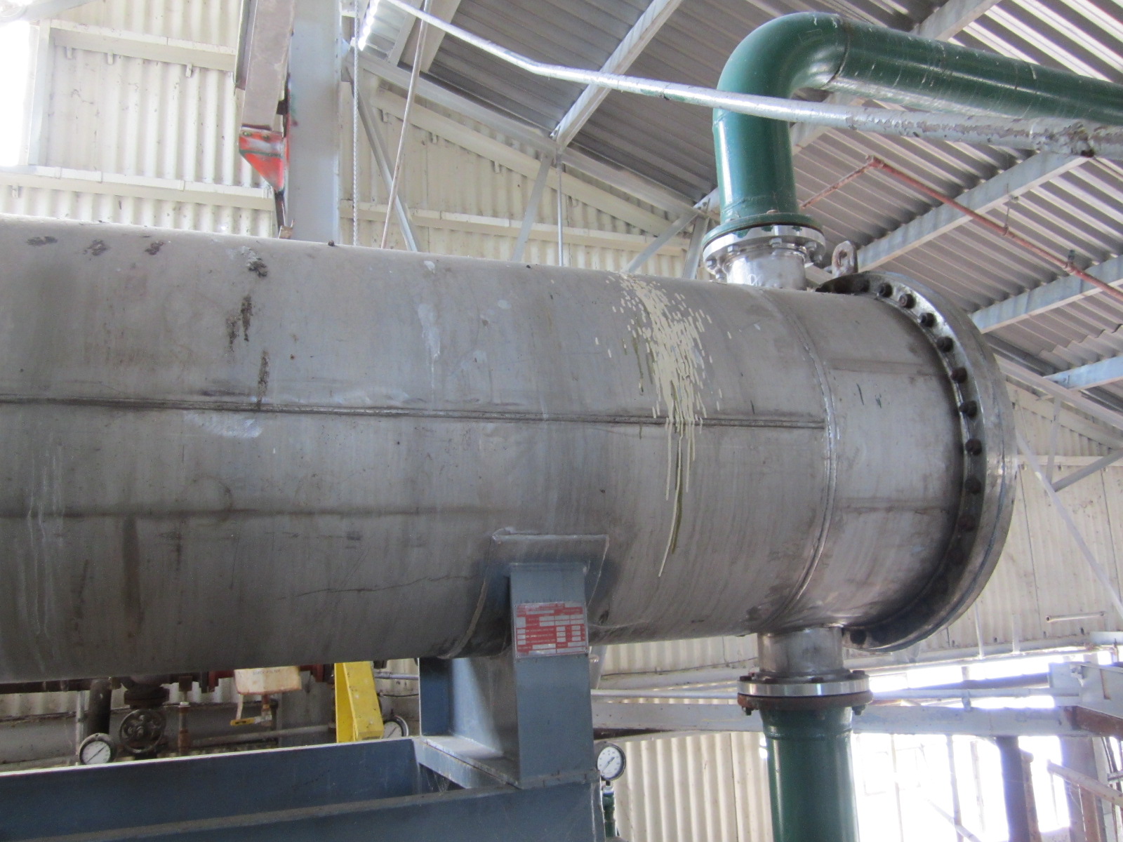 IPP# 220779, 149.1 m² (1,605 ft²)  Stainless Steel 316 Shell and Tube Heat Exchanger For Sale