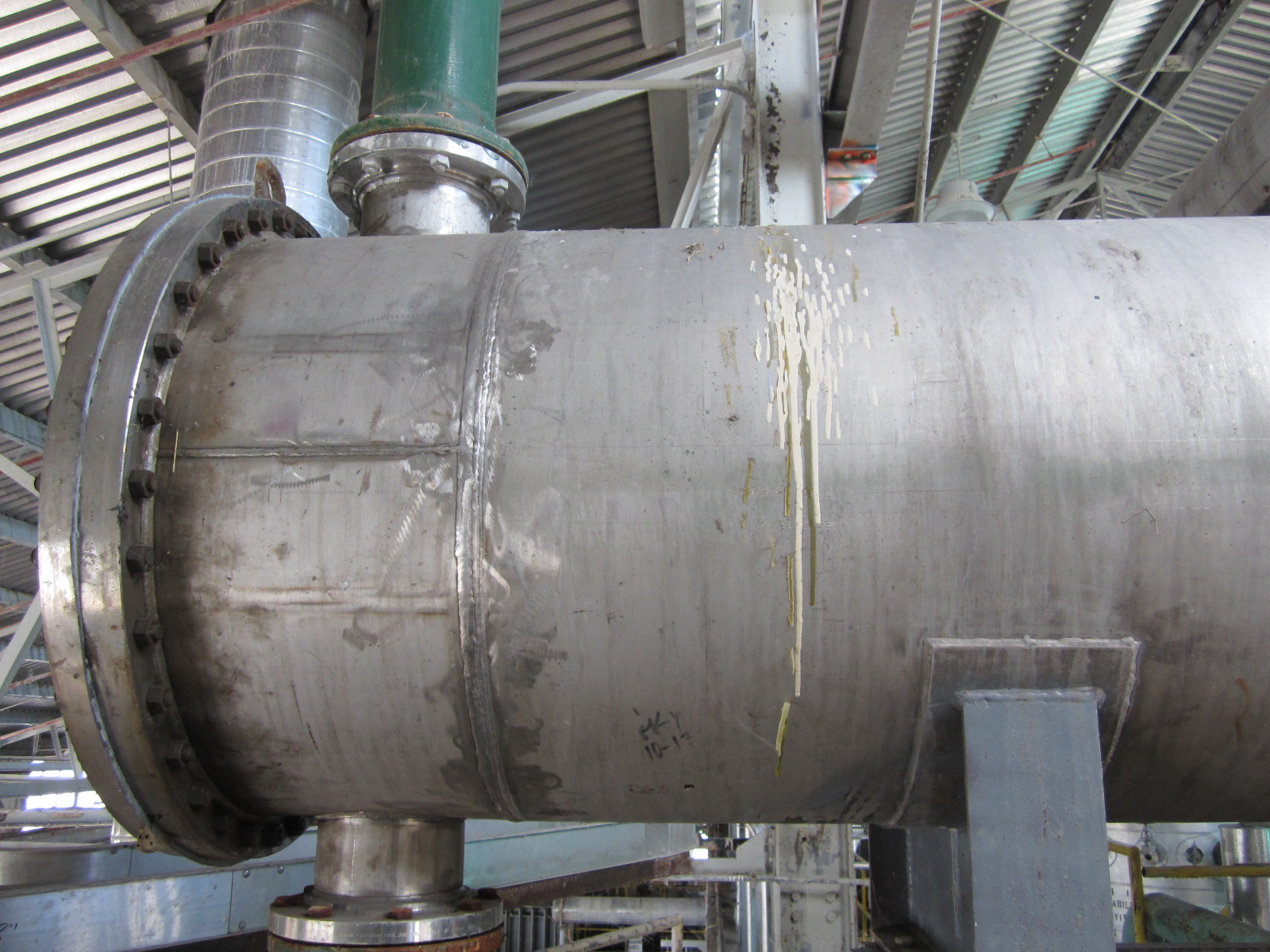 IPP# 220779, 149.1 m² (1,605 ft²)  Stainless Steel 316 Shell and Tube Heat Exchanger For Sale