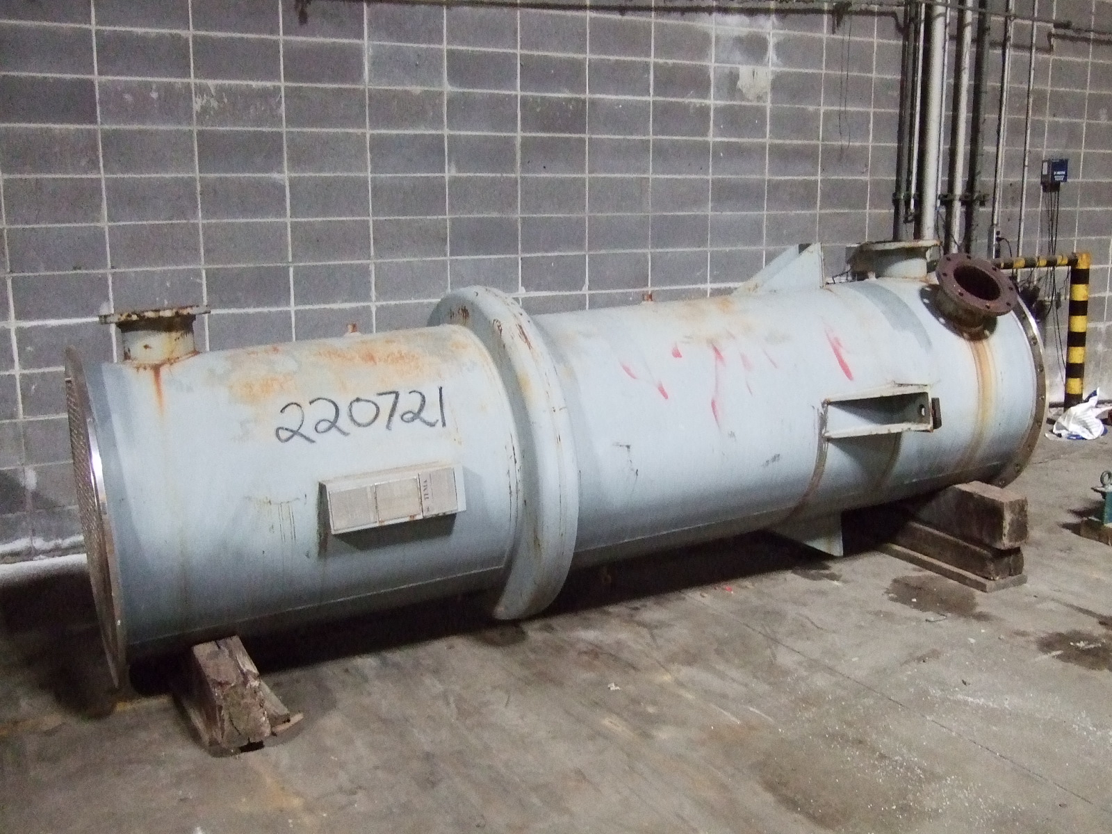 IPP# 220721, 248.1 m² (2,671 ft²)  Stainless Steel 304 Shell and Tube Heat Exchanger For Sale