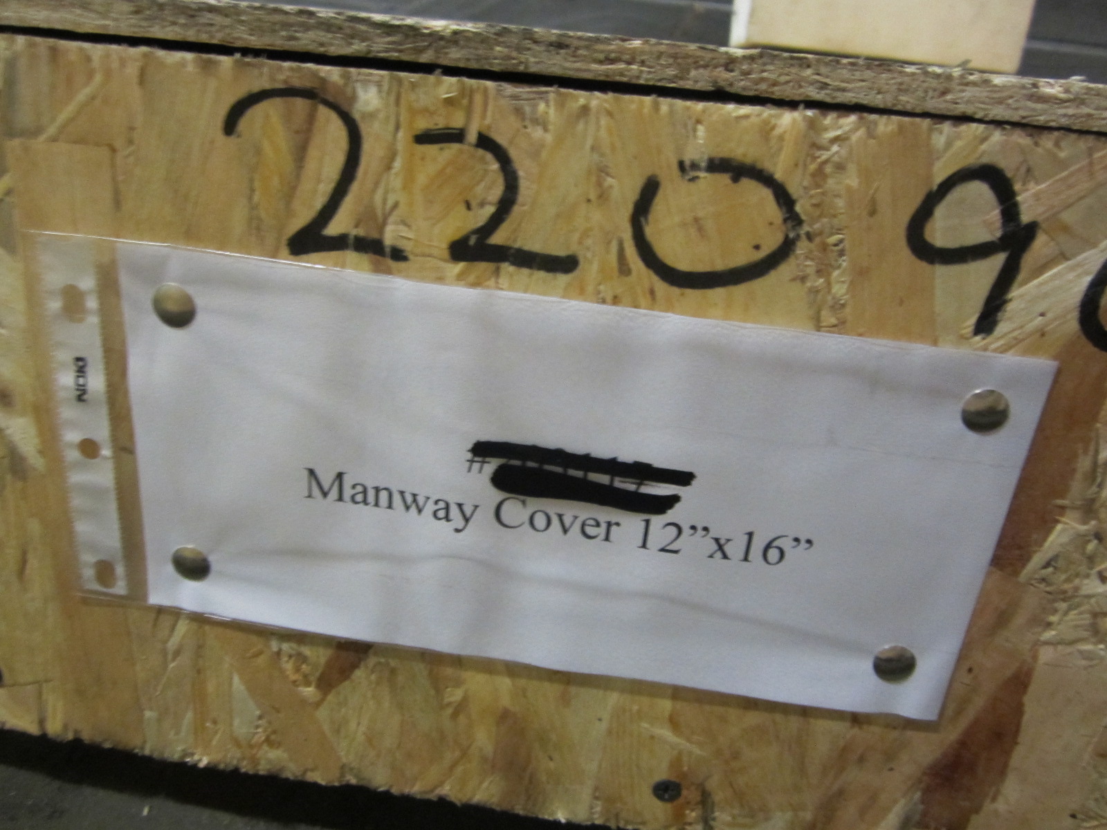 IPP# 220968,   Glasslined Manway Cover Glass Lined Parts For Sale