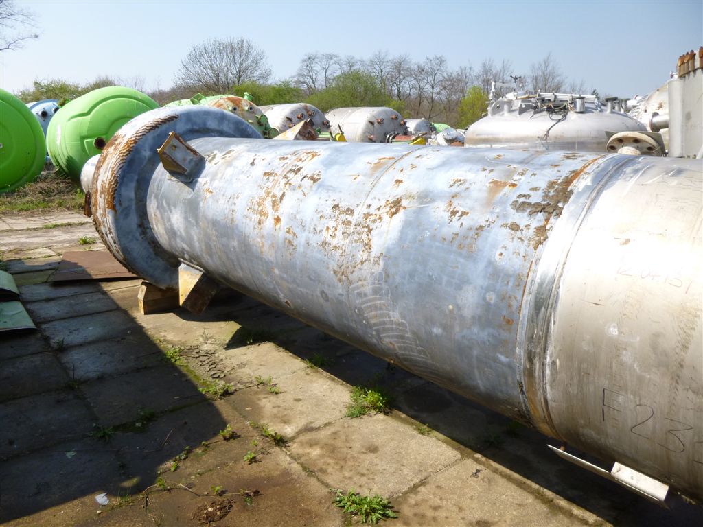 IPP# 221173, 253.8 m² (2,732 ft²)  Stainless Steel 316 Shell and Tube Heat Exchanger For Sale