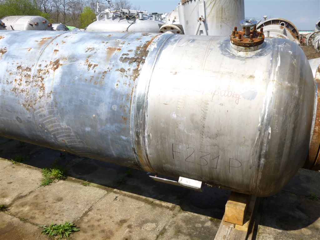 IPP# 221173, 253.8 m² (2,732 ft²)  Stainless Steel 316 Shell and Tube Heat Exchanger For Sale