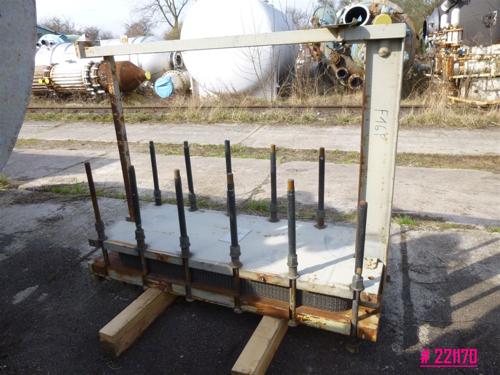 IPP# 221170, 36.3 m² (390.7 ft²)  Stainless Steel 316 Plate and Frame Heat Exchanger For Sale