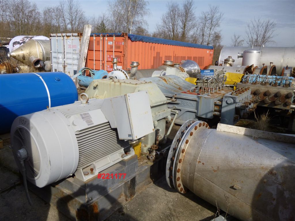 IPP# 221177, 25 m3/h (110.1 GPM)  Stainless Steel 316 Reciprocating Pump For Sale