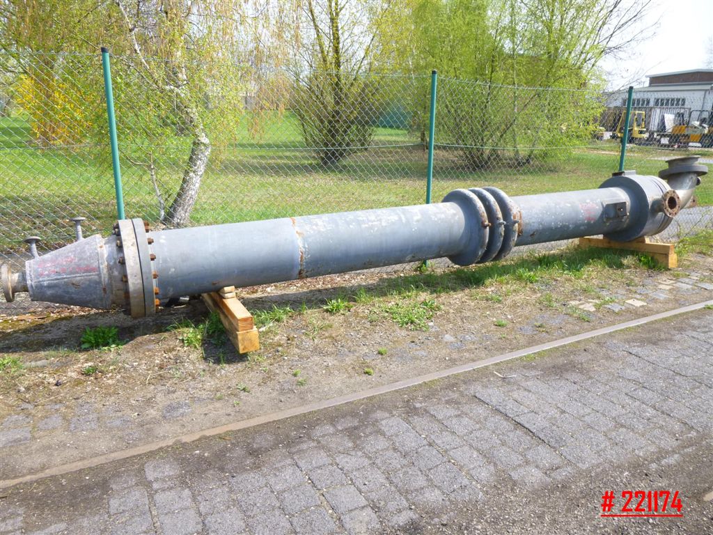 IPP# 221174, 128 m² (1,378 ft²)  Stainless Steel 316 Shell and Tube Heat Exchanger For Sale