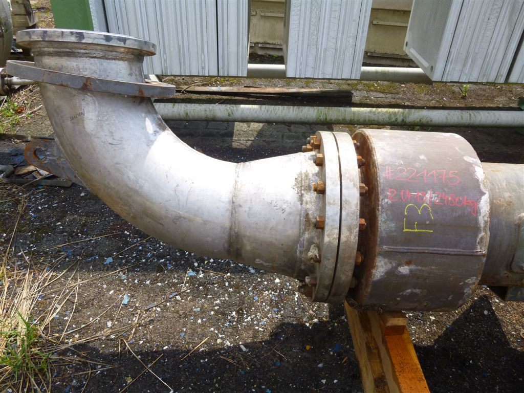 IPP# 221175, 97 m² (1,044 ft²)  Stainless Steel 316 Shell and Tube Heat Exchanger For Sale