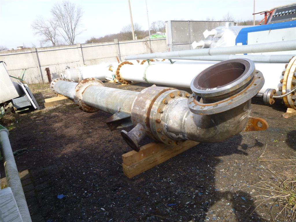 IPP# 221175, 97 m² (1,044 ft²)  Stainless Steel 316 Shell and Tube Heat Exchanger For Sale