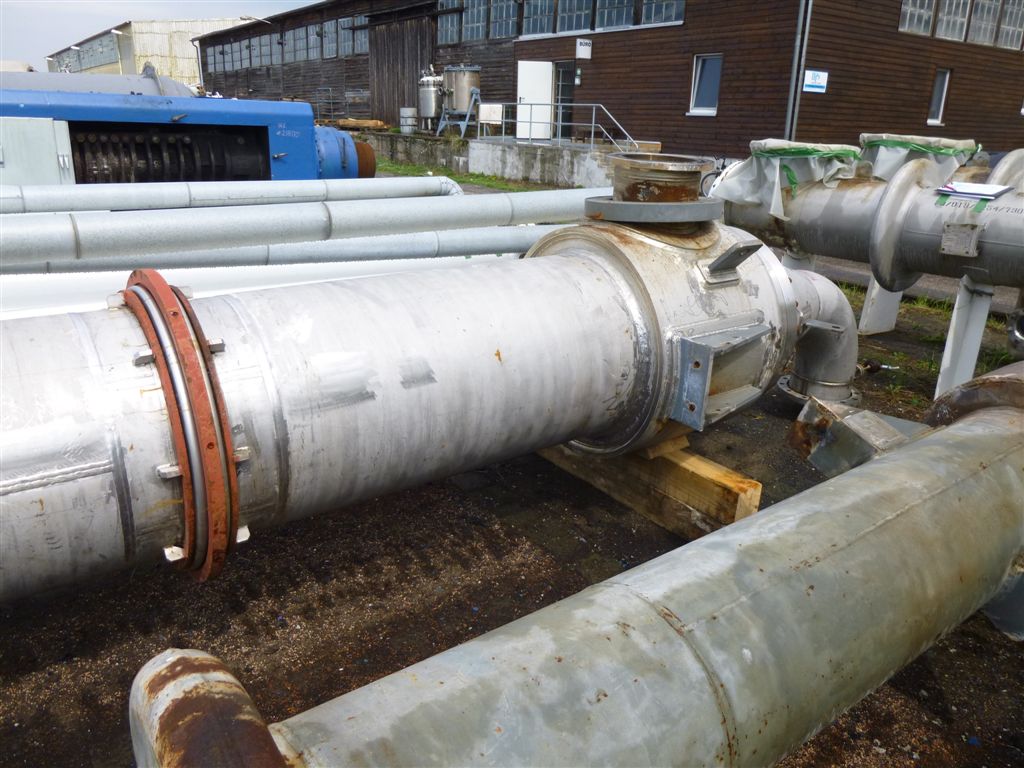 IPP# 221176, 251 m² (2,702 ft²)  Stainless Steel 316 Shell and Tube Heat Exchanger For Sale