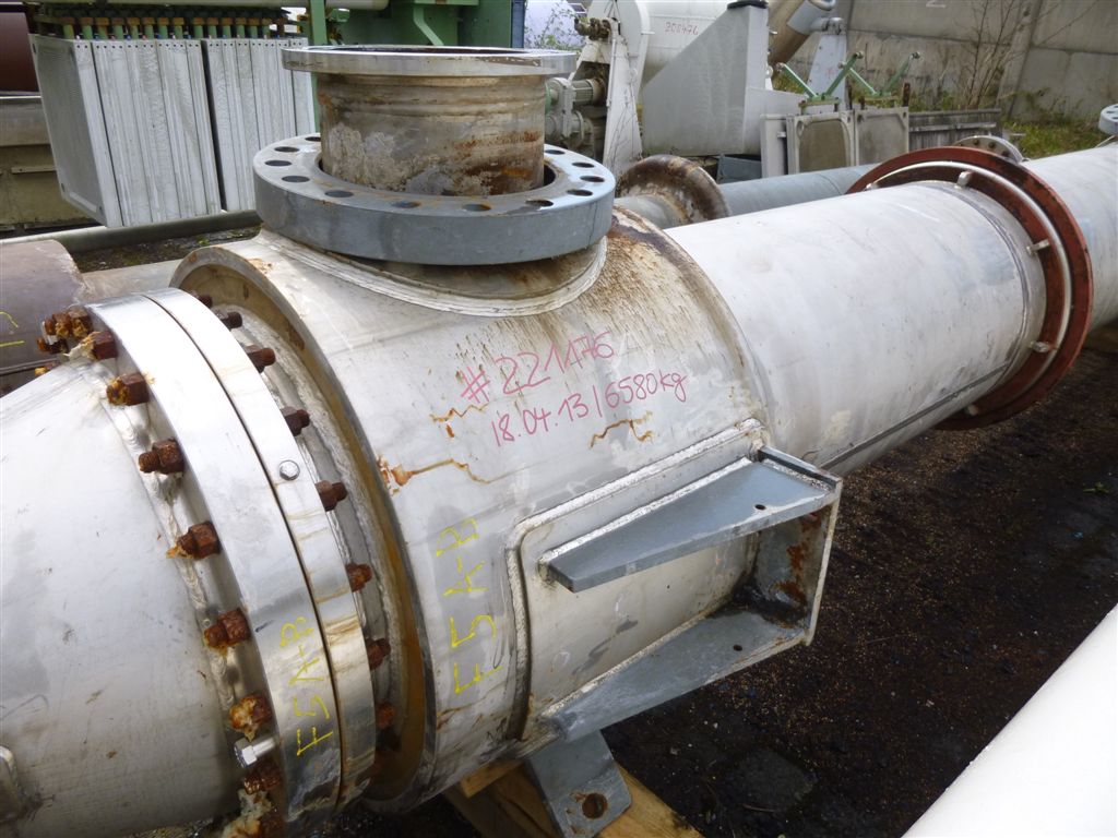 IPP# 221176, 251 m² (2,702 ft²)  Stainless Steel 316 Shell and Tube Heat Exchanger For Sale