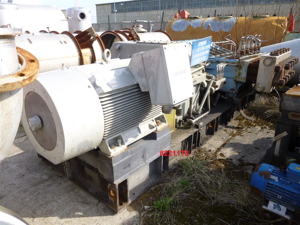 IPP# 221178, 25 m3/h (110.1 GPM)  Stainless Steel 316 Reciprocating Pump For Sale