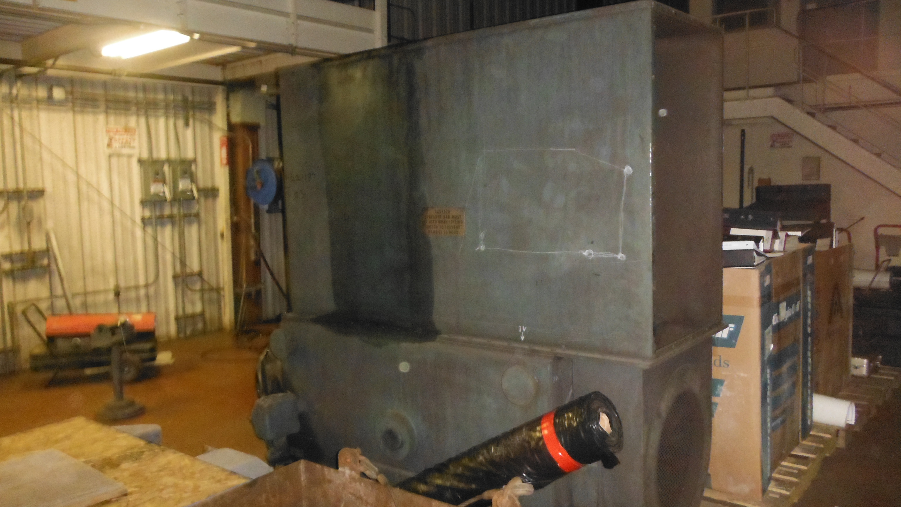 IPP# 221187, 372.9 kW (500 HP)  Carbon Steel Hammer Pulverizer For Sale