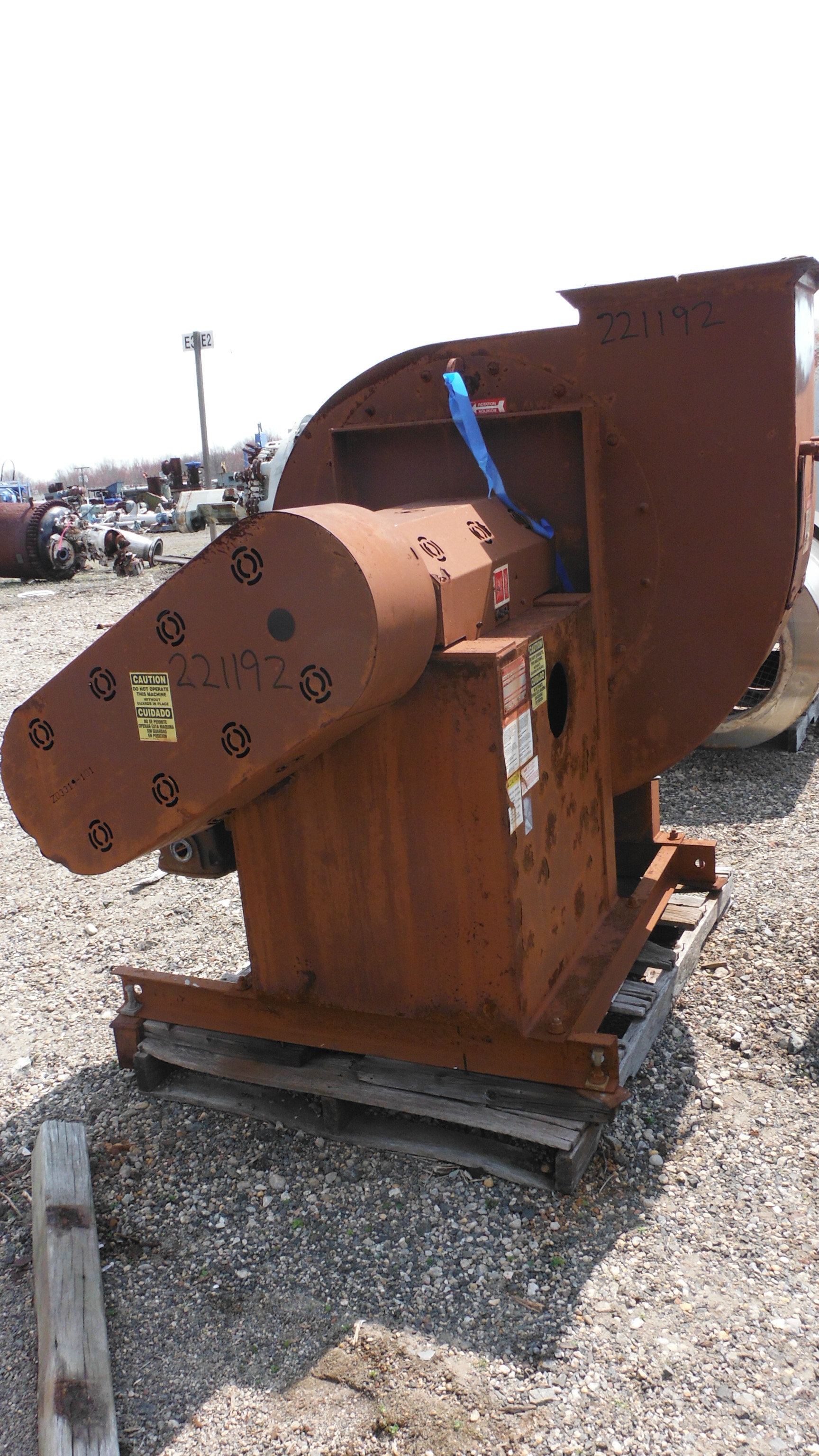 IPP# 221192, 9,345 m3/h (5,500 CFM)  Carbon Steel  Blower For Sale