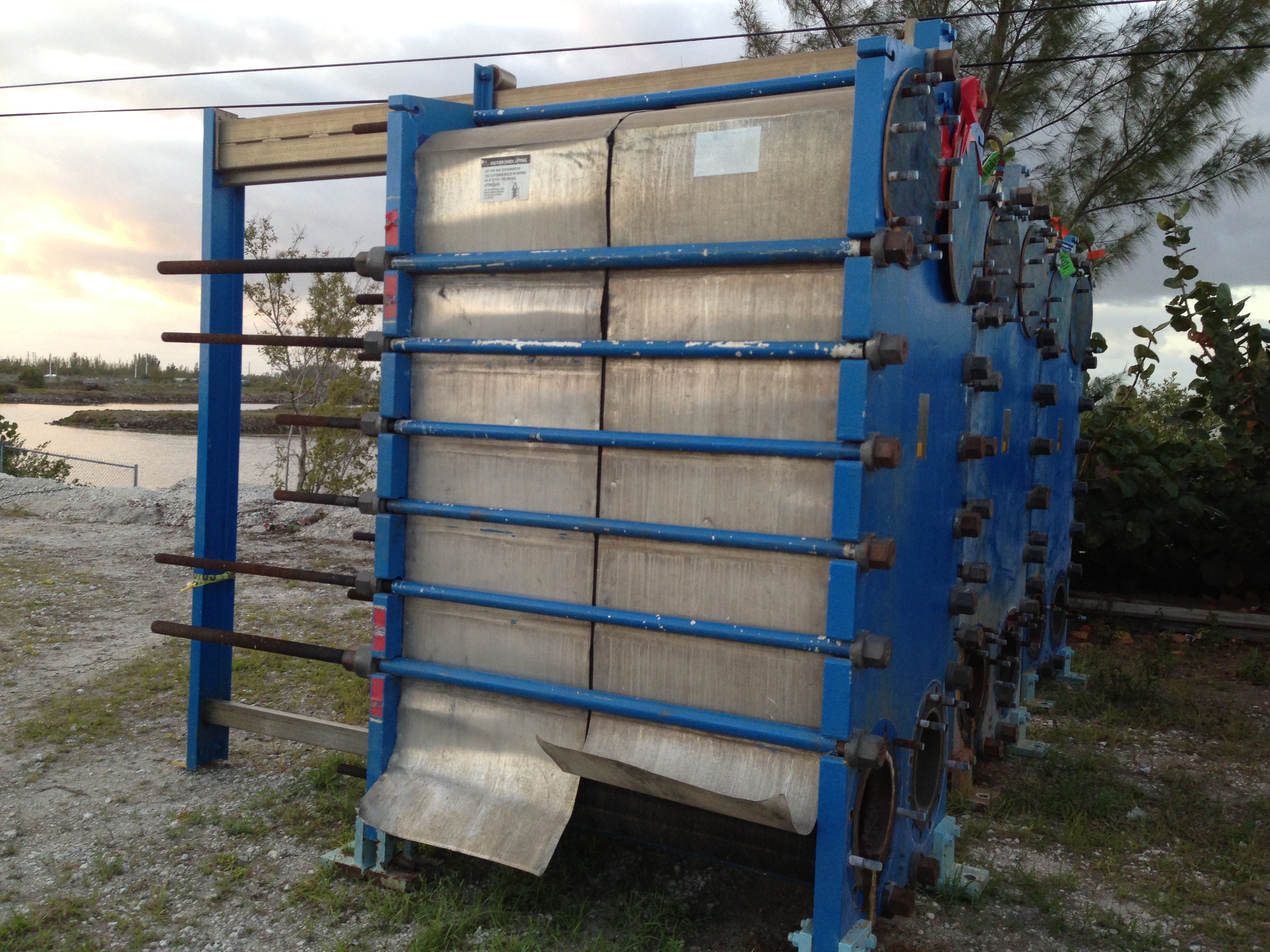 IPP# 221365, 748.8 m² (8,060 ft²)  Titanium Plate and Frame Heat Exchanger For Sale