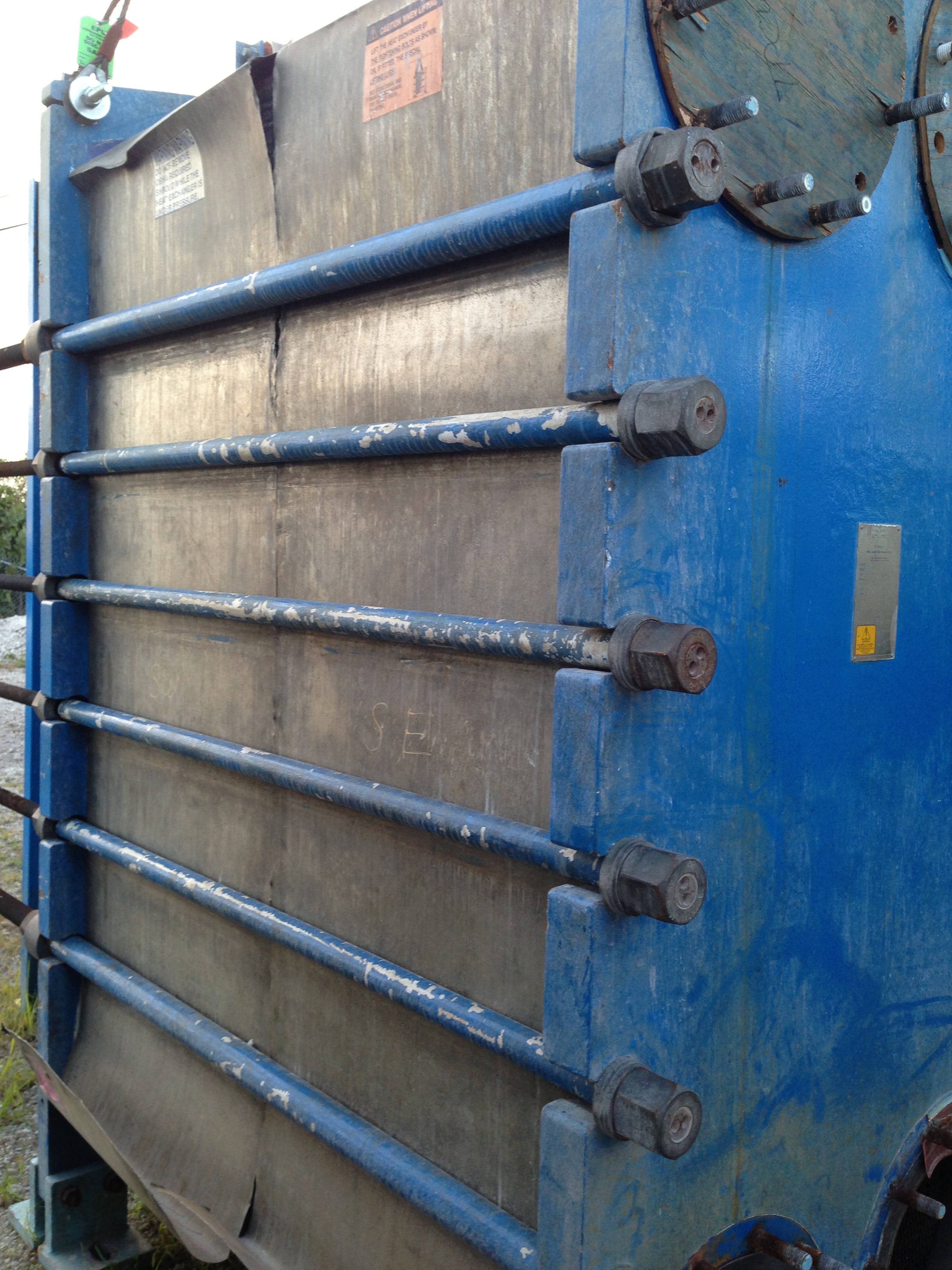 IPP# 221366, 748.8 m² (8,060 ft²)  Titanium Plate and Frame Heat Exchanger For Sale