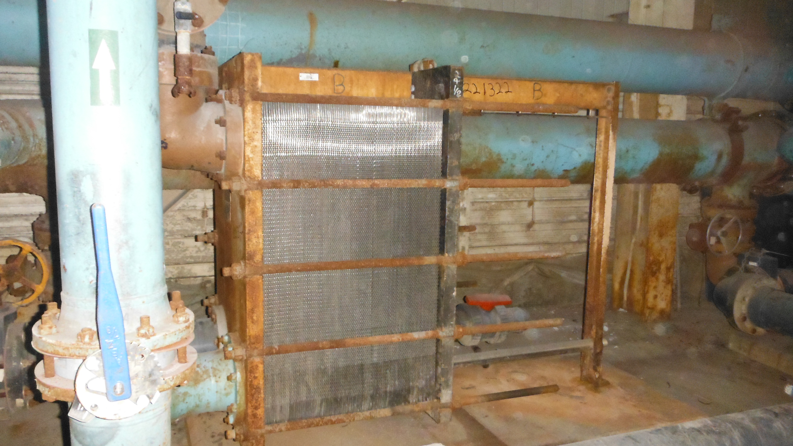 IPP# 221322, 84.5 m² (910 ft²)  Stainless Steel 304 Plate and Frame Heat Exchanger For Sale