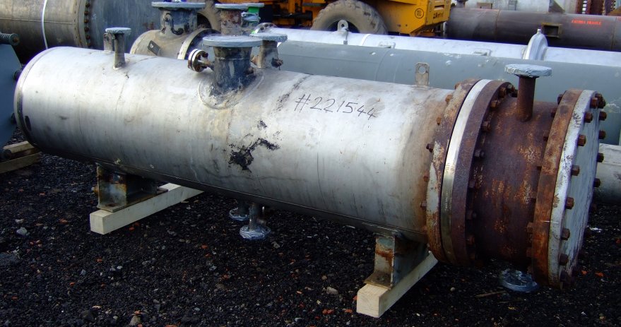 IPP# 221544, 25.2 m² (271.3 ft²)  Stainless Steel 316 Shell and Tube Heat Exchanger For Sale