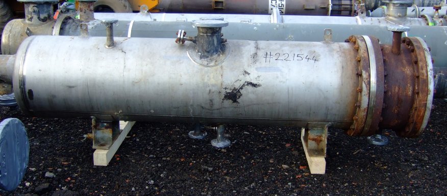 IPP# 221544, 25.2 m² (271.3 ft²)  Stainless Steel 316 Shell and Tube Heat Exchanger For Sale