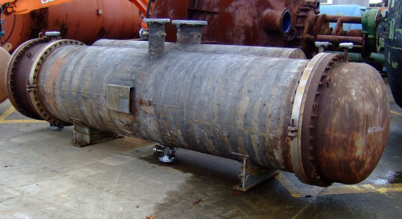 IPP# 221546, 93.4 m² (1,005 ft²)  Stainless Steel 304 Shell and Tube Heat Exchanger For Sale