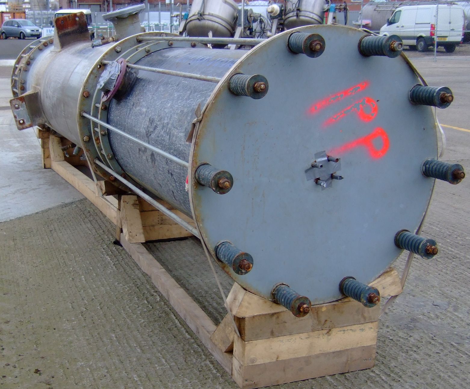 IPP# 221558, 81 m² (871.9 ft²)  Graphite Shell and Tube Heat Exchanger For Sale