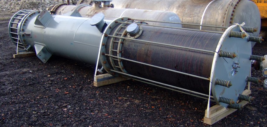 IPP# 221559, 81 m² (871.9 ft²)  Graphite Shell and Tube Heat Exchanger For Sale