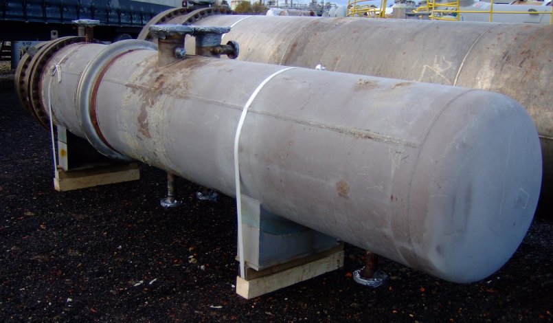 IPP# 221566, 42.8 m² (460.7 ft²)  Stainless Steel 316 Shell and Tube Heat Exchanger For Sale