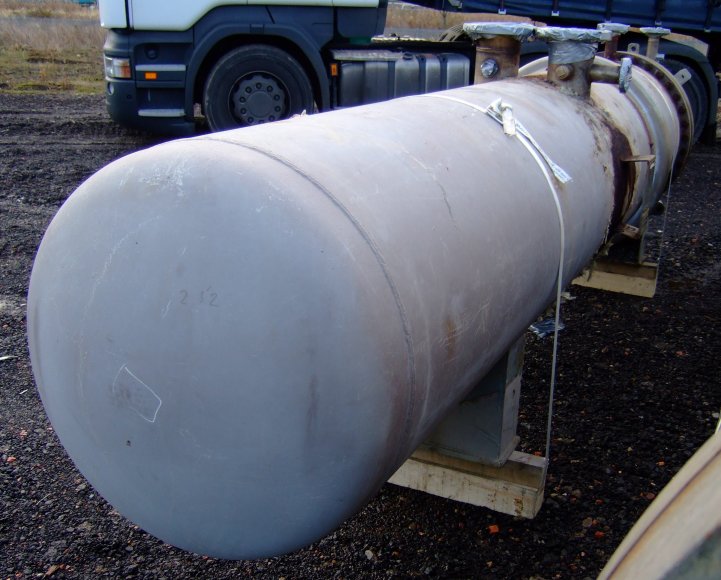 IPP# 221566, 42.8 m² (460.7 ft²)  Stainless Steel 316 Shell and Tube Heat Exchanger For Sale