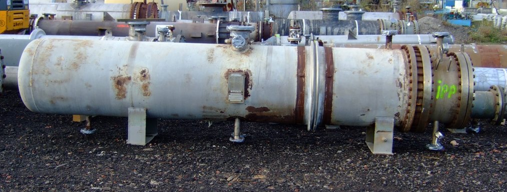 IPP# 221567, 42.8 m² (460.7 ft²)  Stainless Steel 316 Shell and Tube Heat Exchanger For Sale