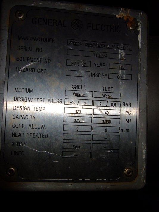 IPP# 221573, 6.6 m² (71 ft²)  Stainless Steel Other Shell and Tube Heat Exchanger For Sale