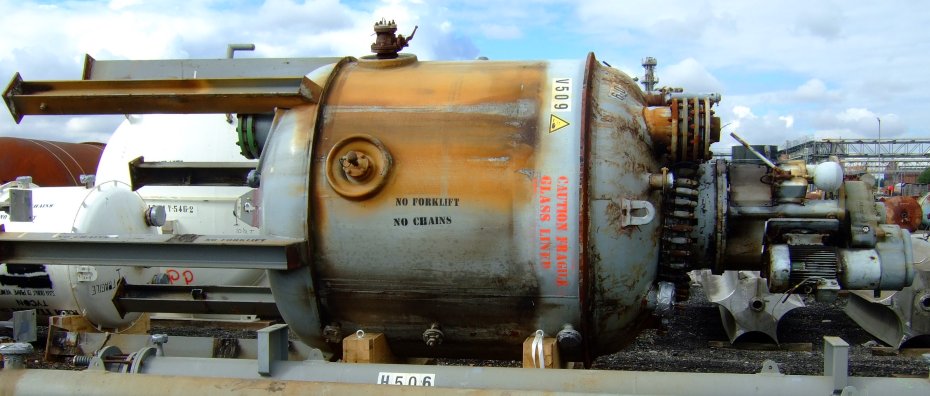 IPP# 221591, 12,500 L (3,302 gallons)  Glasslined Batch-Type Agitated Reactor For Sale