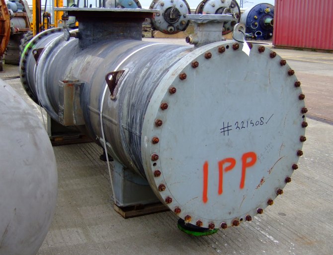 IPP# 221508, 135 m² (1,453 ft²)  Stainless Steel Other Shell and Tube Heat Exchanger For Sale