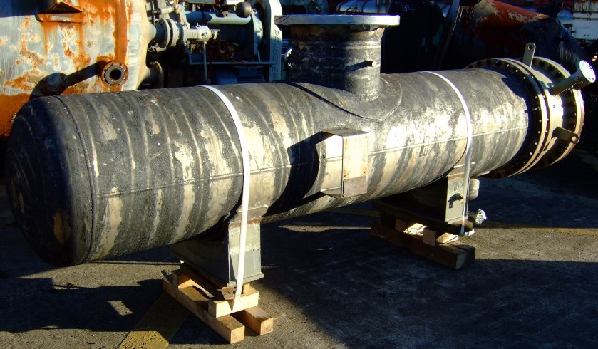 IPP# 221509, 39 m² (419.8 ft²)  Stainless Steel 316 Shell and Tube Heat Exchanger For Sale