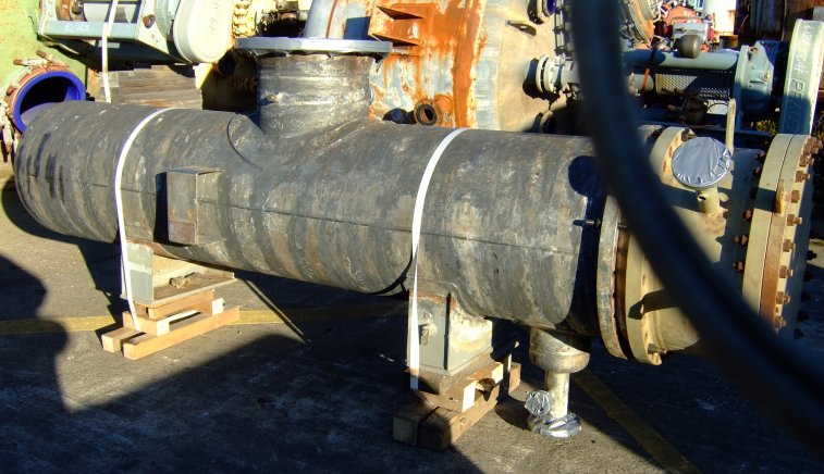 IPP# 221509, 39 m² (419.8 ft²)  Stainless Steel 316 Shell and Tube Heat Exchanger For Sale