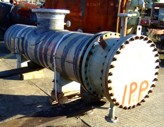 IPP# 221512, 22.5 m² (242.2 ft²)  Stainless Steel 316 Shell and Tube Heat Exchanger For Sale