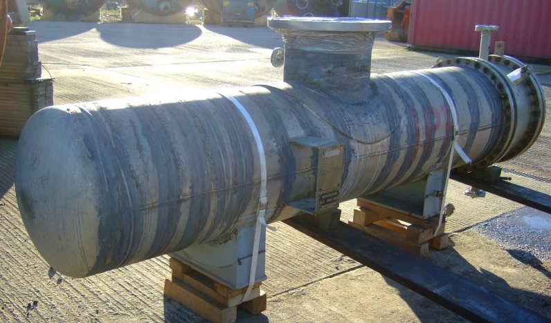 IPP# 221512, 22.5 m² (242.2 ft²)  Stainless Steel 316 Shell and Tube Heat Exchanger For Sale