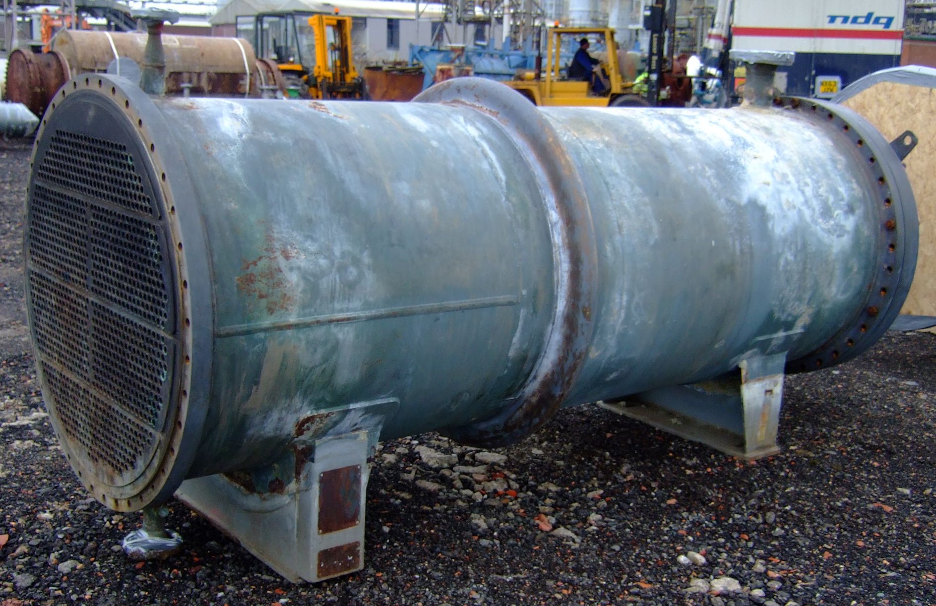 IPP# 221535, 195 m² (2,099 ft²)  Stainless Steel 316 Shell and Tube Heat Exchanger For Sale