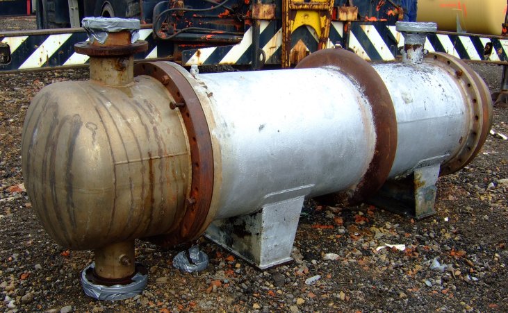 IPP# 221537, 60.5 m² (651.2 ft²)  Stainless Steel 304 Shell and Tube Heat Exchanger For Sale