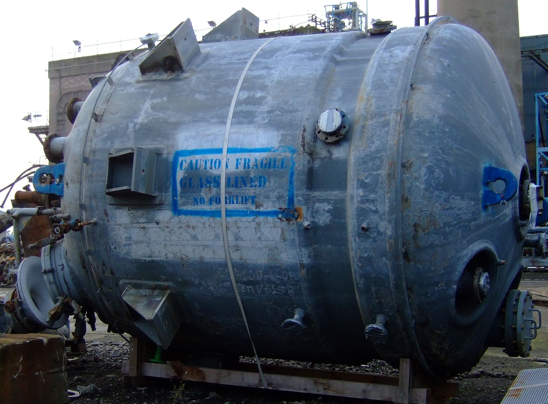 IPP# 221611, 13,330 L (3,521 gallons)  Glasslined Batch-Type Agitated Reactor For Sale