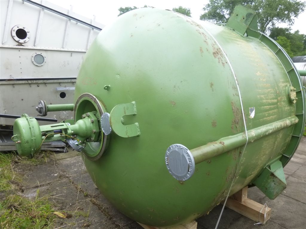 IPP# 221704, 7,160 L (1,891 gallons)  Glasslined Batch-Type Agitated Reactor For Sale