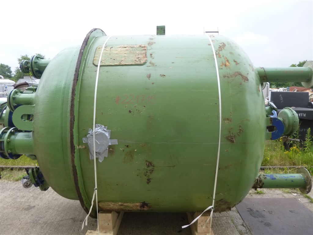 IPP# 221715, 7,160 L (1,891 gallons)  Glasslined Batch-Type Agitated Reactor For Sale