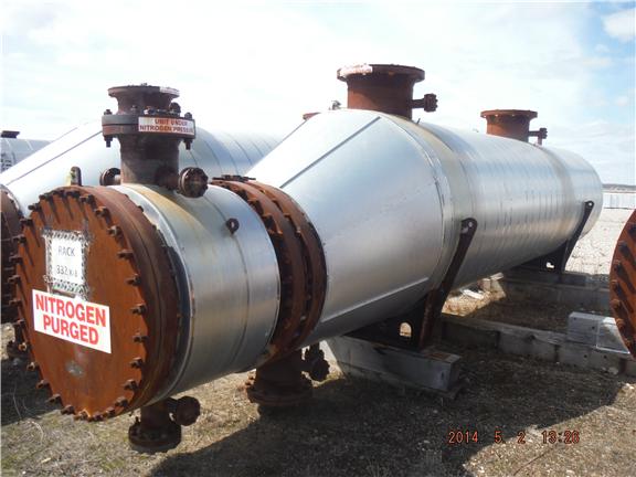 IPP# 222149, 427.5 m² (4,602 ft²) Unused Stainless Steel 316 Shell and Tube Heat Exchanger For Sale