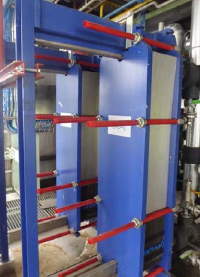 IPP# 222354, 20.2 m² (217.4 ft²)  Stainless Steel 316 Plate and Frame Heat Exchanger For Sale