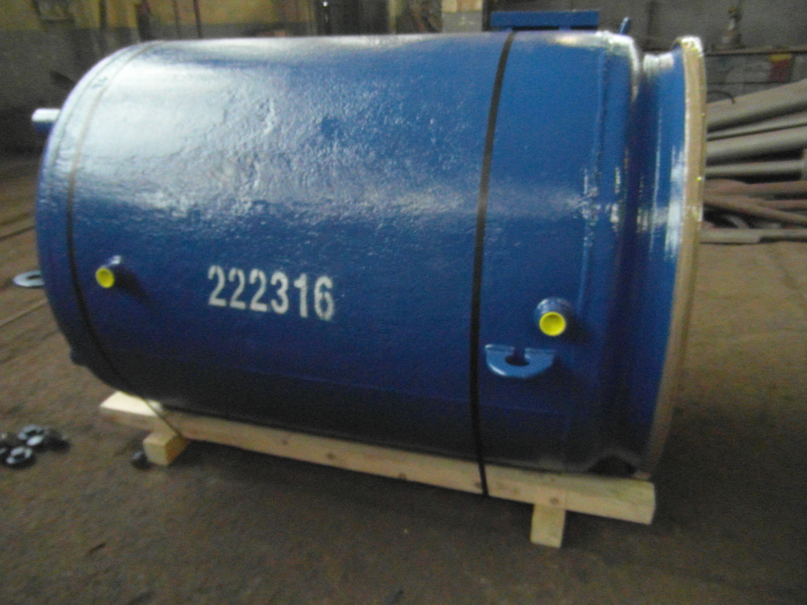 IPP# 222316, 1,893 L (500 gallons)  Glasslined Batch-Type Agitated Reactor For Sale