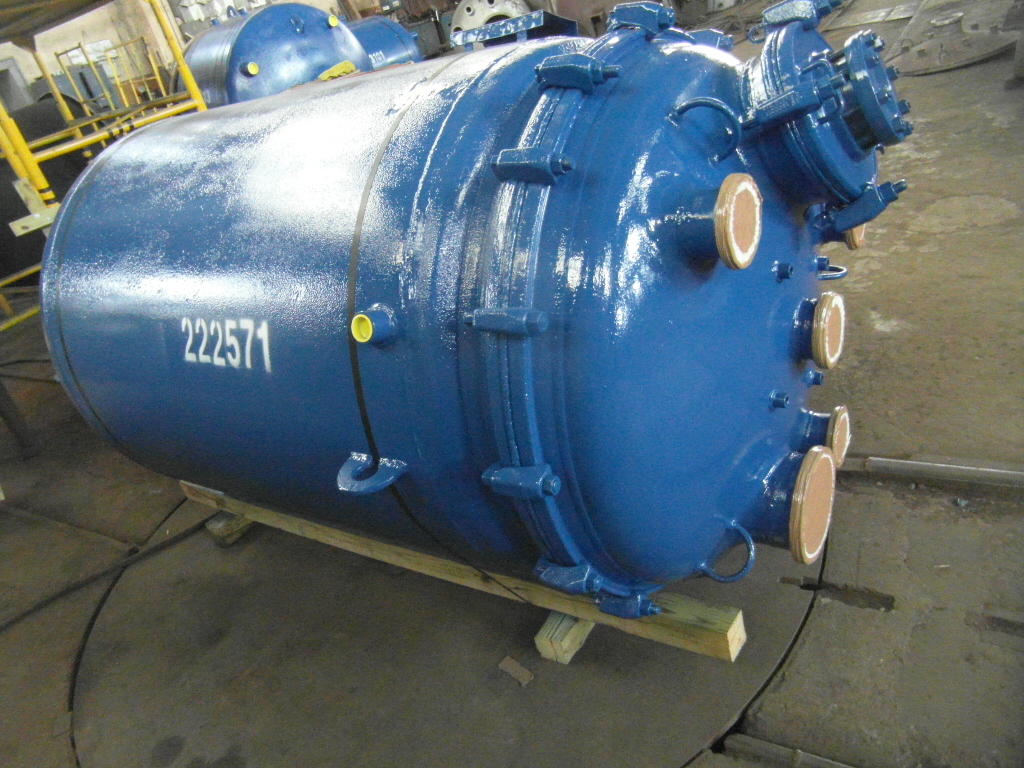 IPP# 222571, 1,893 L (500 gallons)  Glasslined Batch-Type Agitated Reactor For Sale