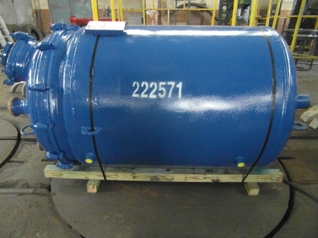 IPP# 222571, 1,893 L (500 gallons)  Glasslined Batch-Type Agitated Reactor For Sale