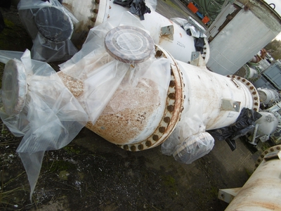  98.5 m² (1,060 ft²) Stainless Steel 316 Shell and Tube Heat Exchanger For Sale - IPP# 222660