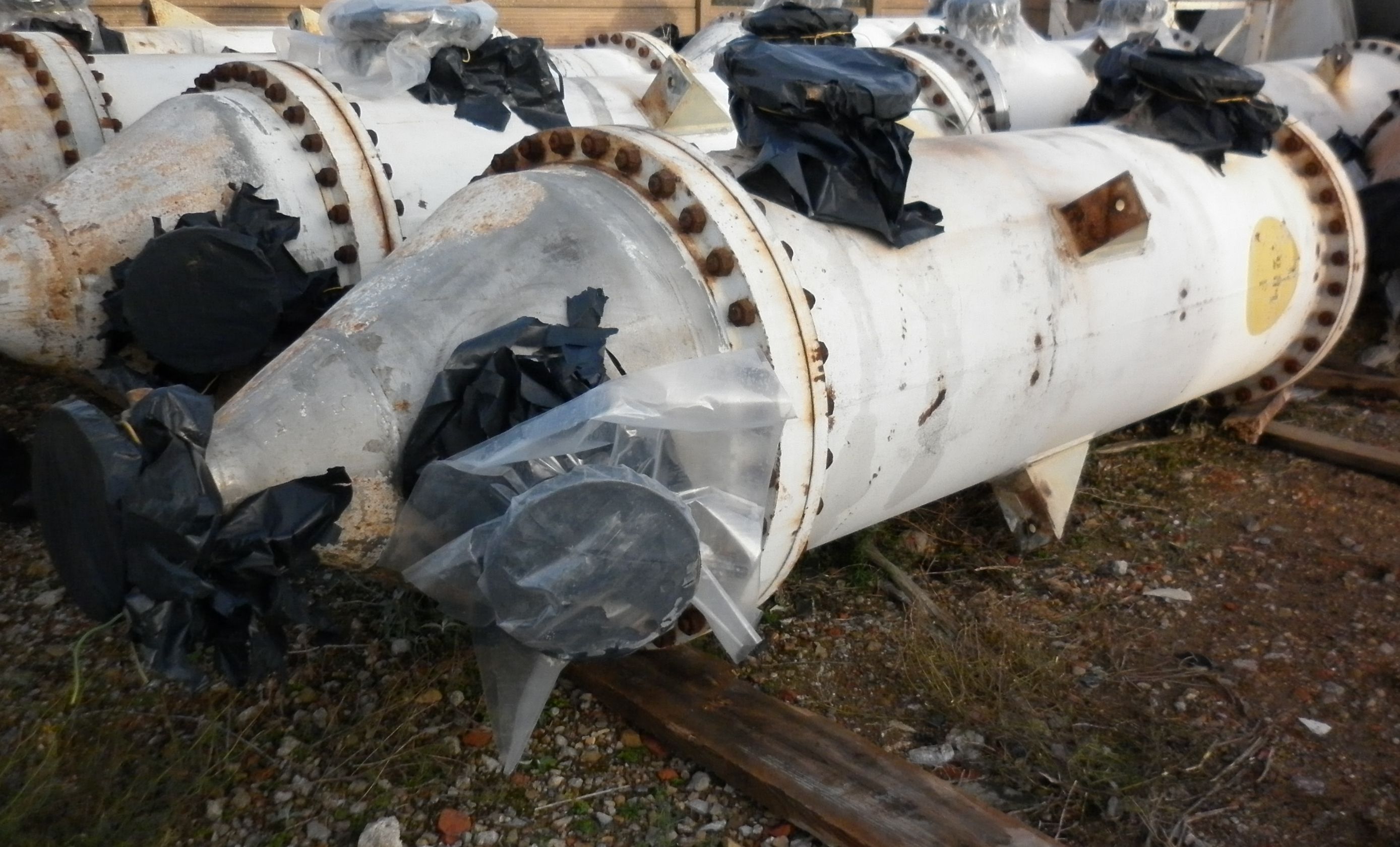 IPP# 222665, 98.5 m² (1,060 ft²)  Stainless Steel 316 Shell and Tube Heat Exchanger For Sale