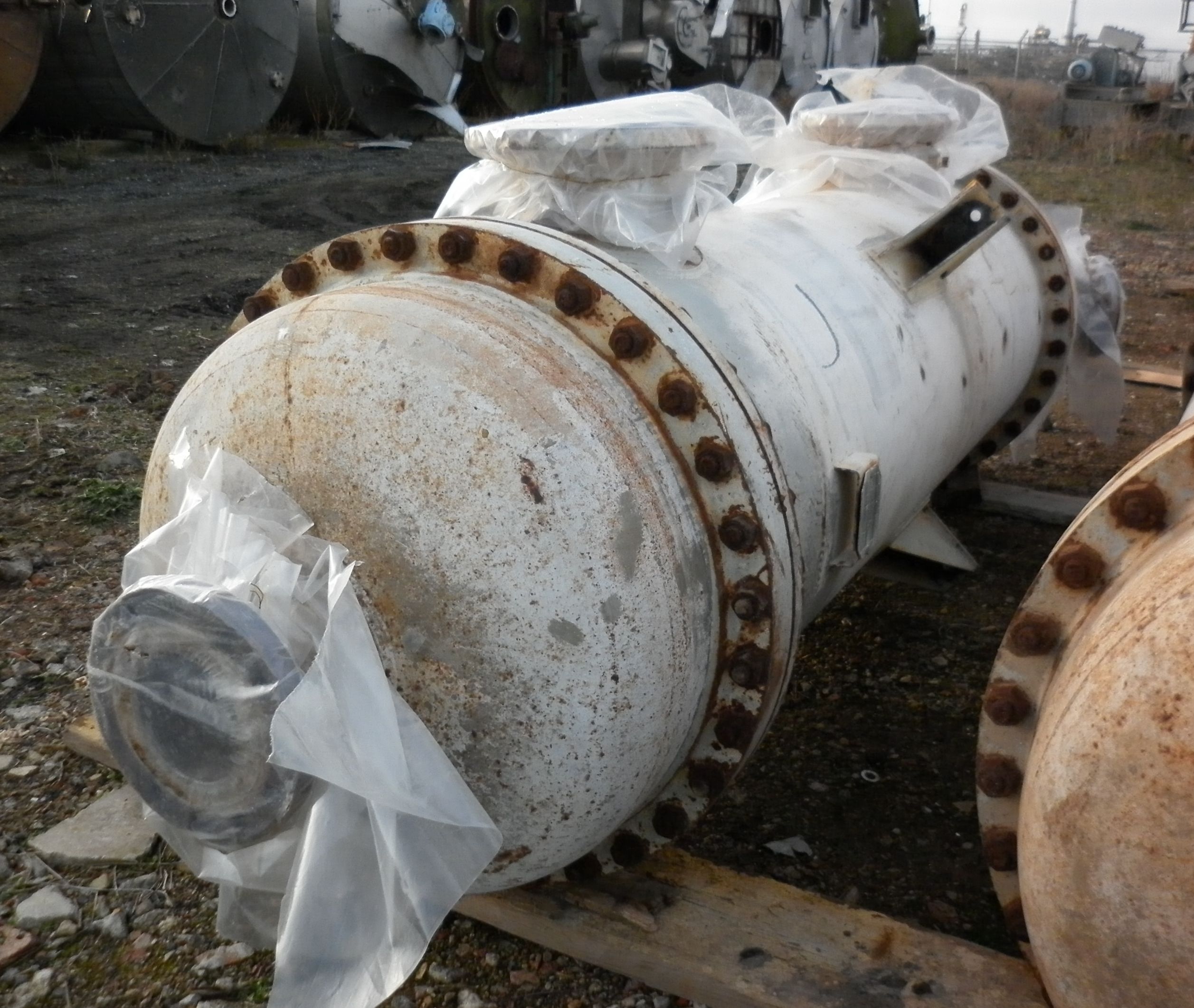 IPP# 222669, 98.5 m² (1,060 ft²)  Stainless Steel 316 Shell and Tube Heat Exchanger For Sale