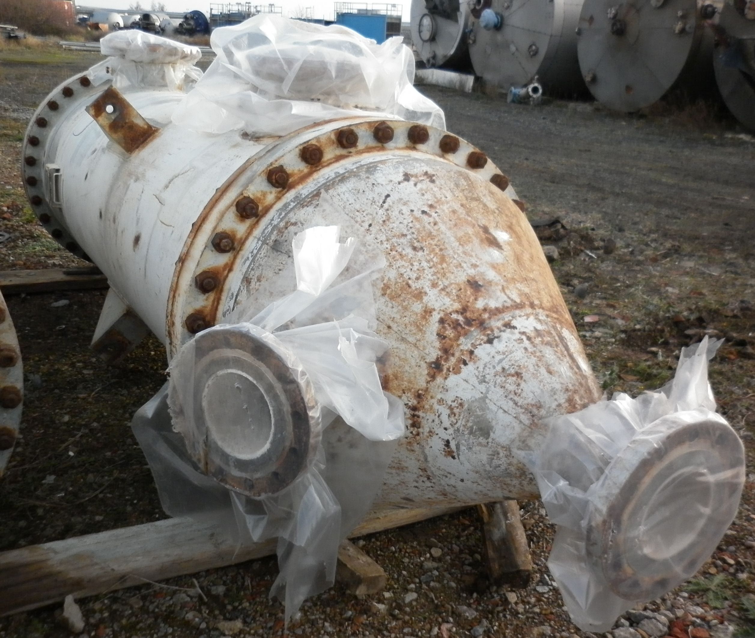 IPP# 222669, 98.5 m² (1,060 ft²)  Stainless Steel 316 Shell and Tube Heat Exchanger For Sale