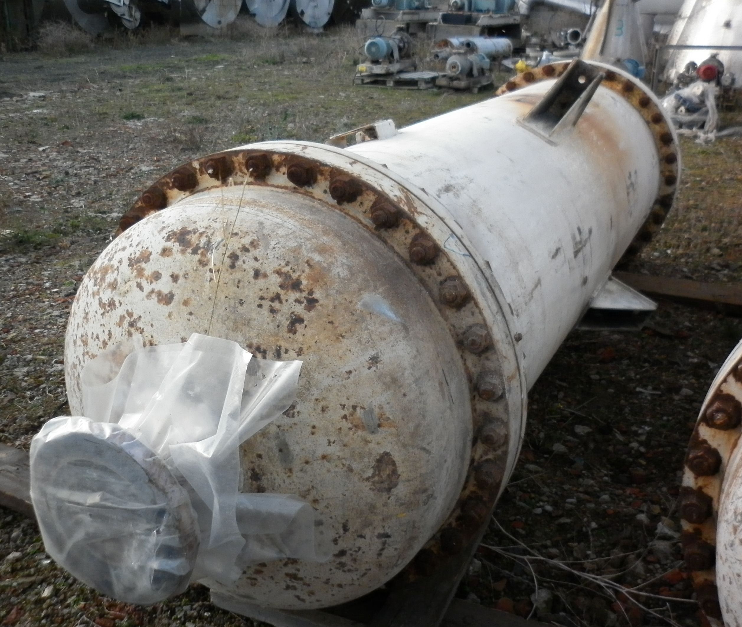 IPP# 222671, 98.5 m² (1,060 ft²)  Stainless Steel 316 Shell and Tube Heat Exchanger For Sale